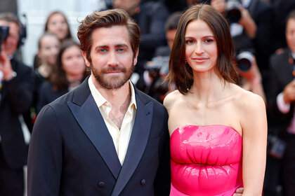 Jake Gyllenhaal and Jeanne Cadieu at the 75th Annual Cannes Festival