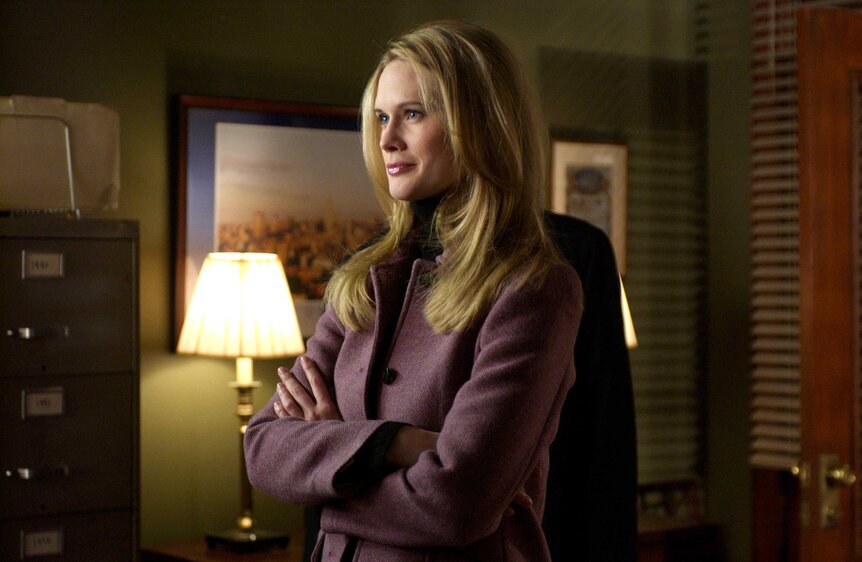 Actress Stephanie March in a scene from Law & Order: SVU.