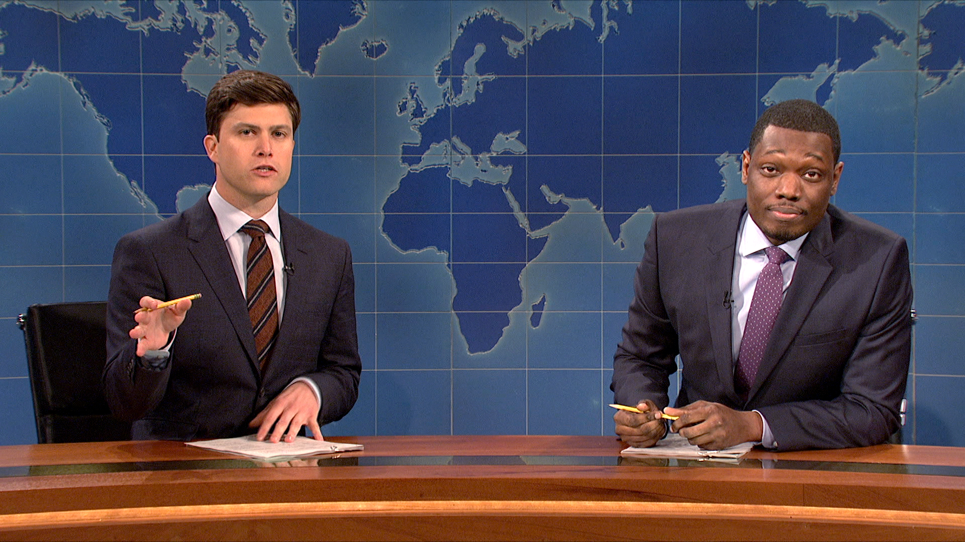 Watch Weekend Update: Colin Jost and Michael Che Talk Gun Control From Saturday Night ...1920 x 1080