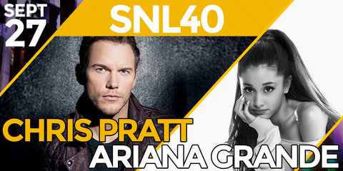 Chris Pratt will host the season 40 premiere of Saturday Night Live.