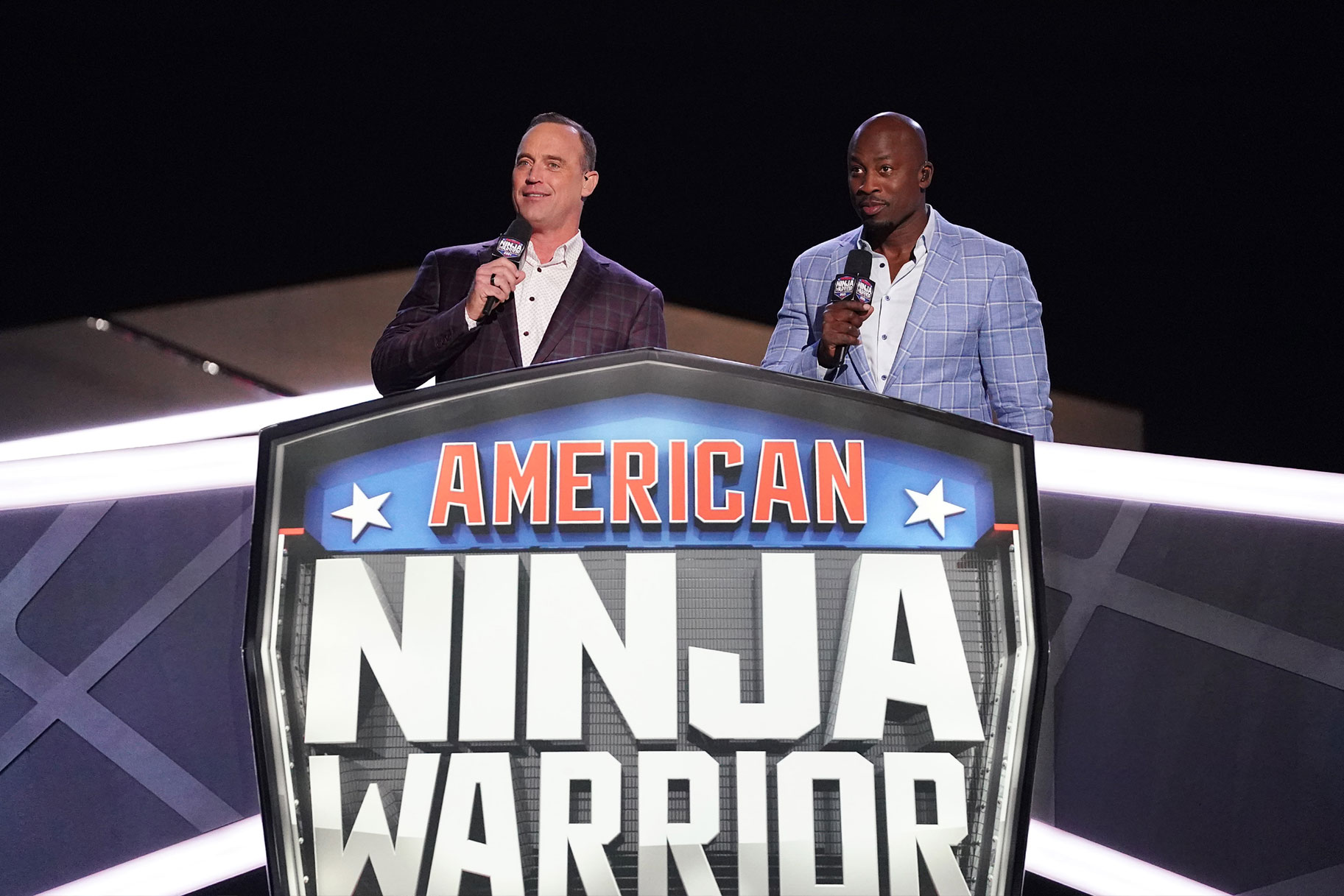 American Ninja Warrior hosts Matt Iseman and Akbar Gbajabiamila