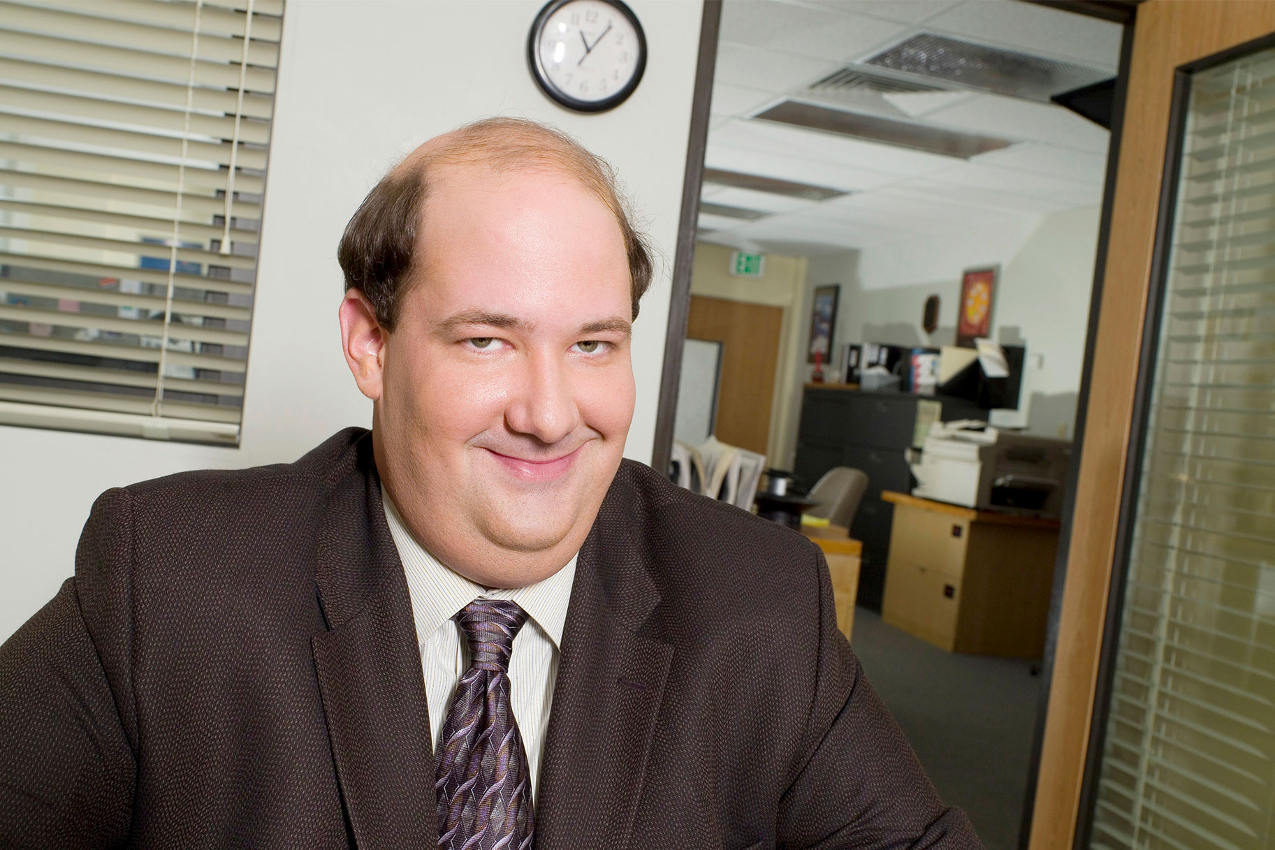The Office: Kevin Malone Meets Little Kevin Cosplay Video | NBC Insider