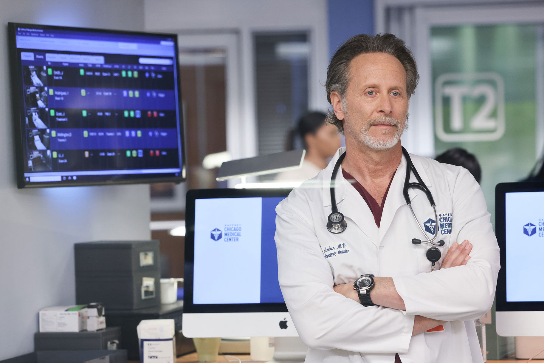 Steven Weber as Dr Archer in Chicago Med