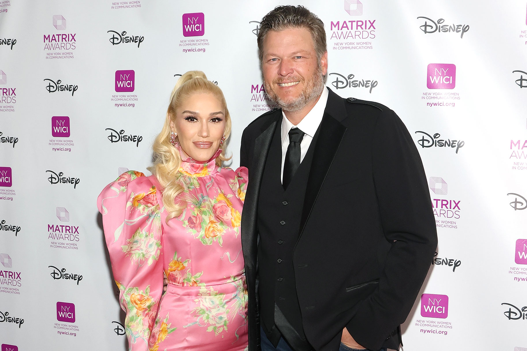 Gwen Stefani and Blake Shelton attend the Matrix Awards