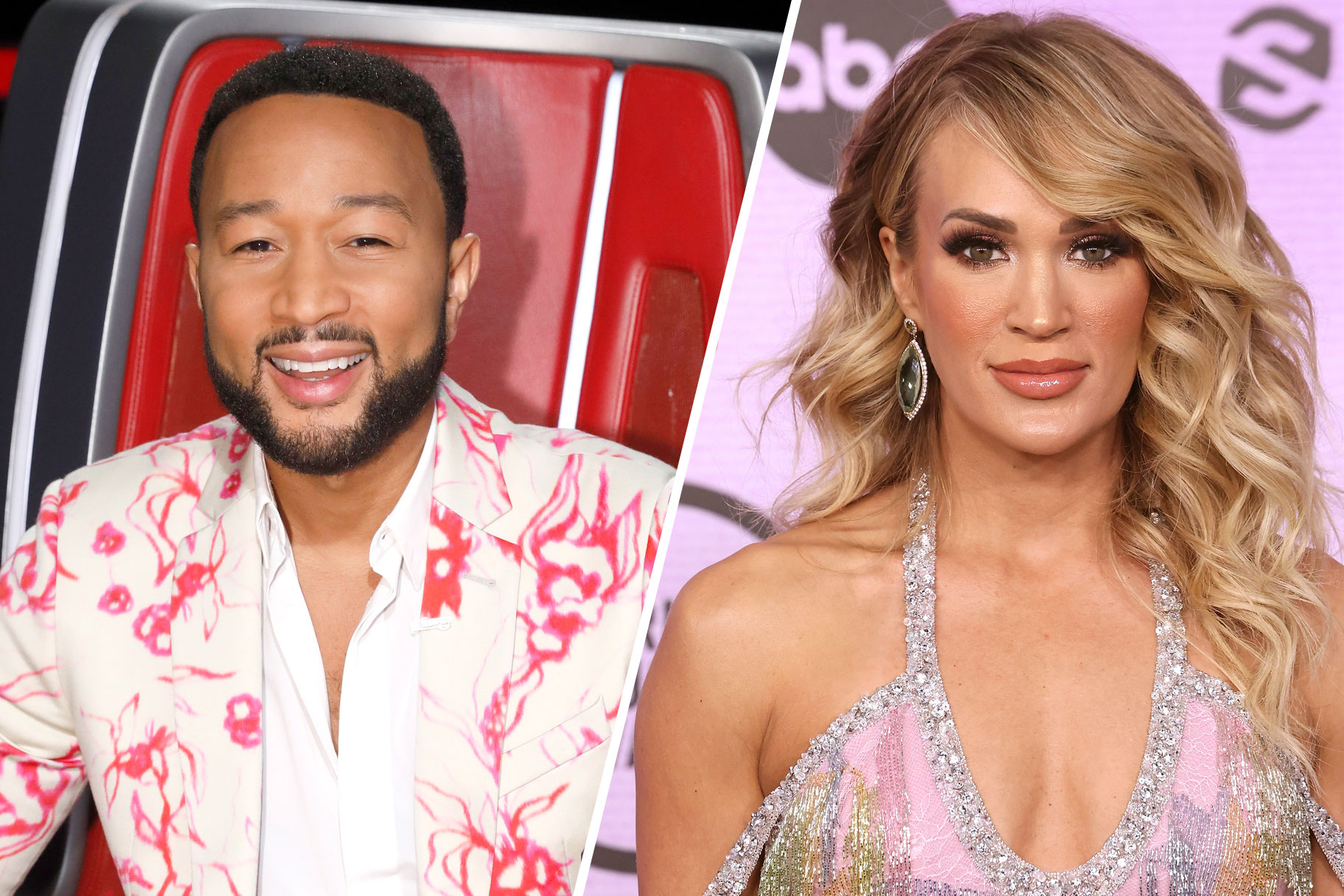 John Legend and Carrie Underwood from The Voice