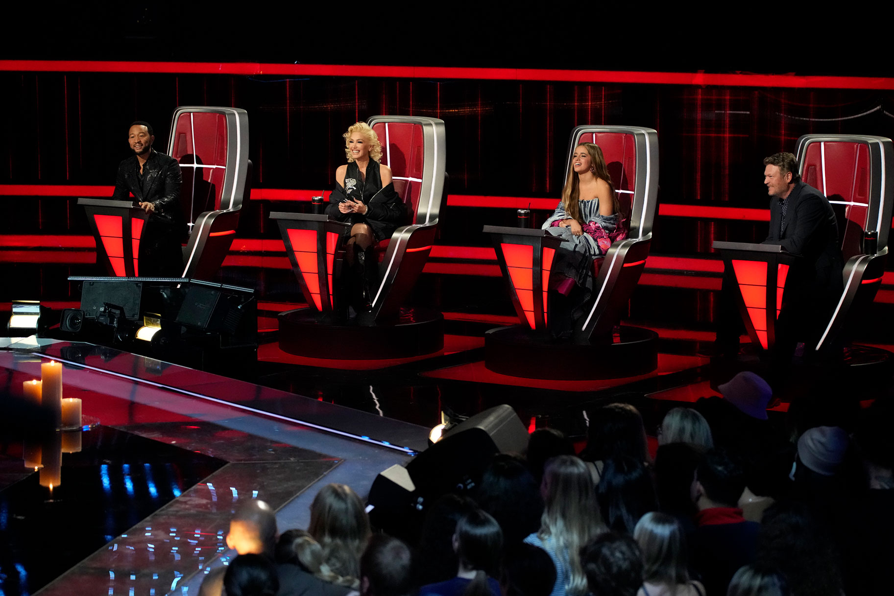The Voice Judges seated together