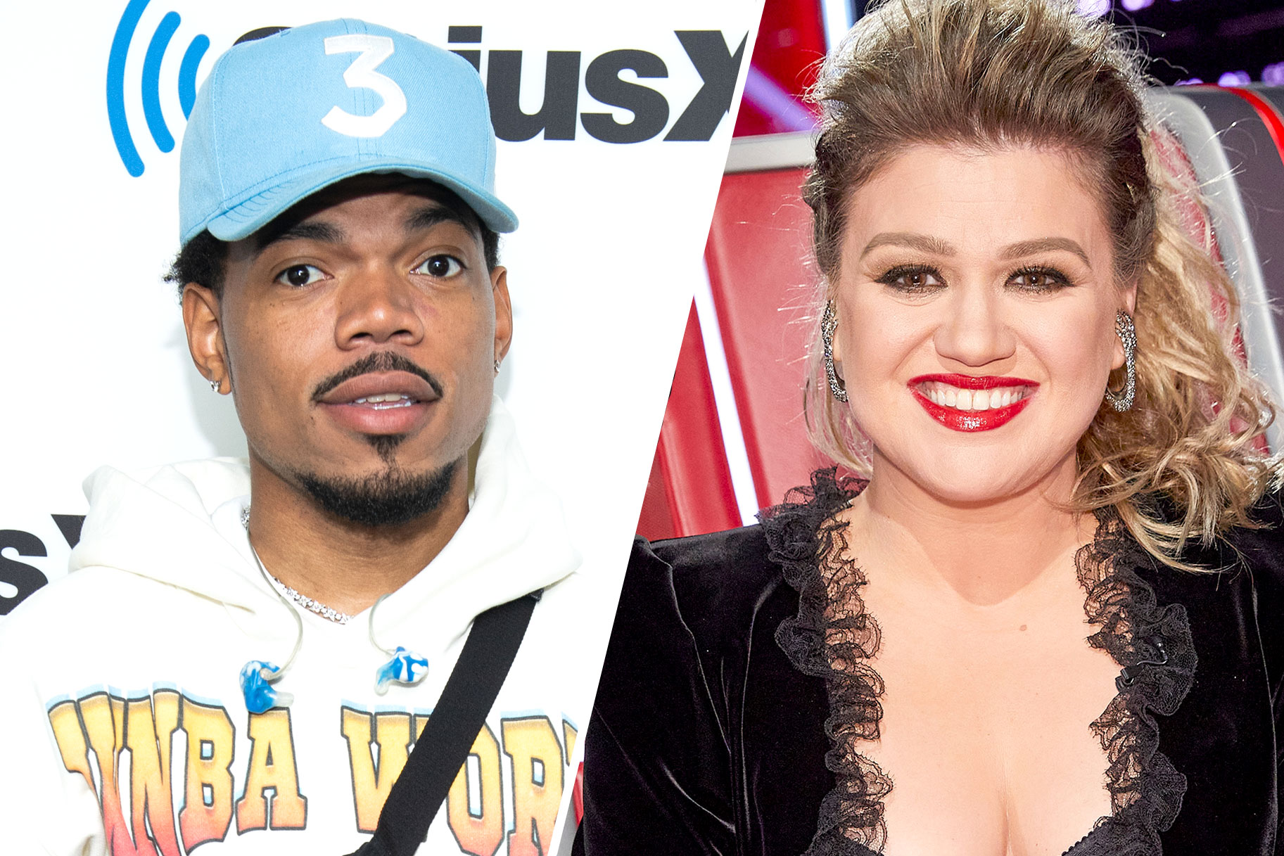 Chance The Rapper and Kelly Clarkson The Voice