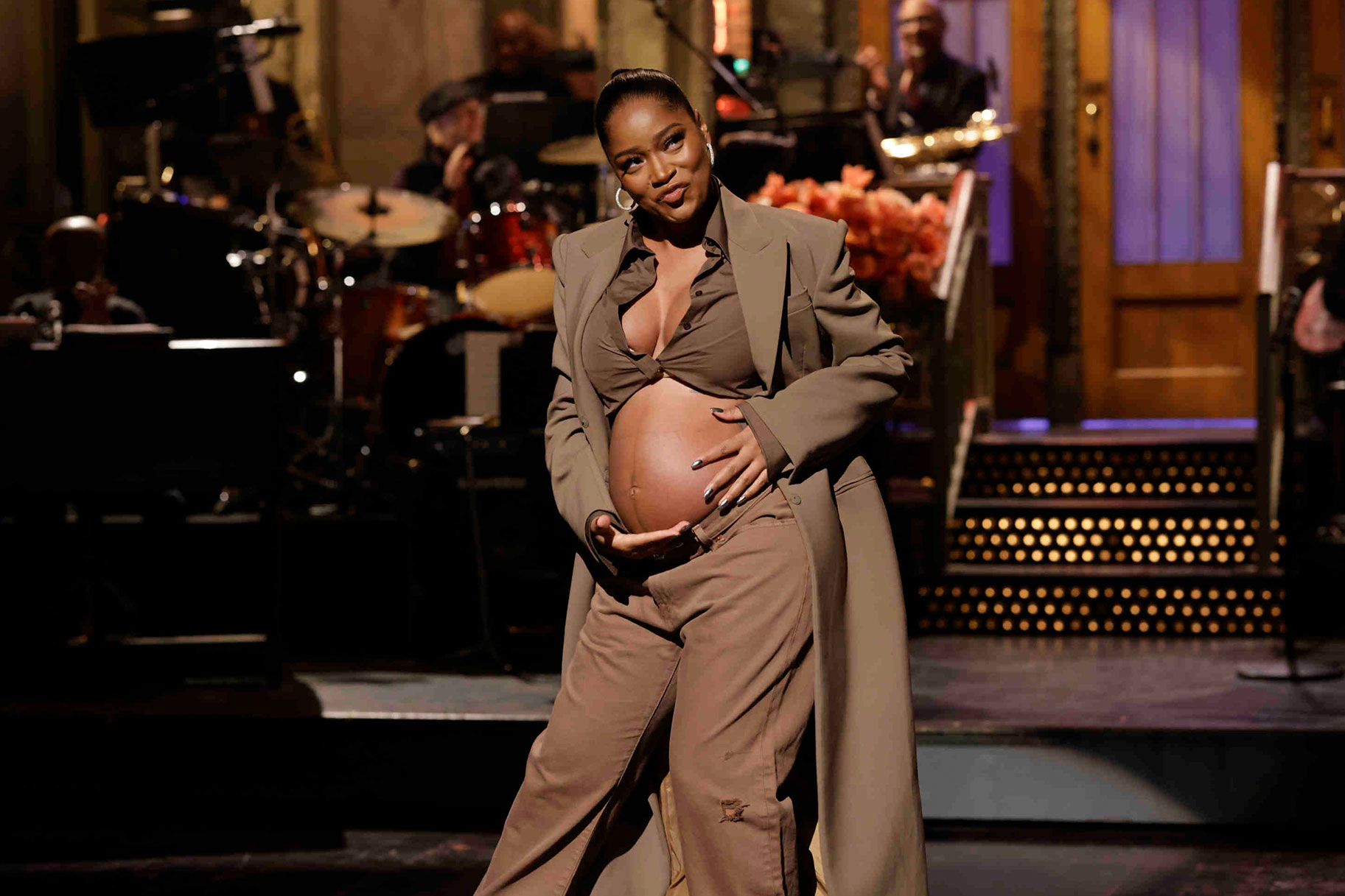 Keke Palmer Announced on SNL That She's Expecting Her First Child