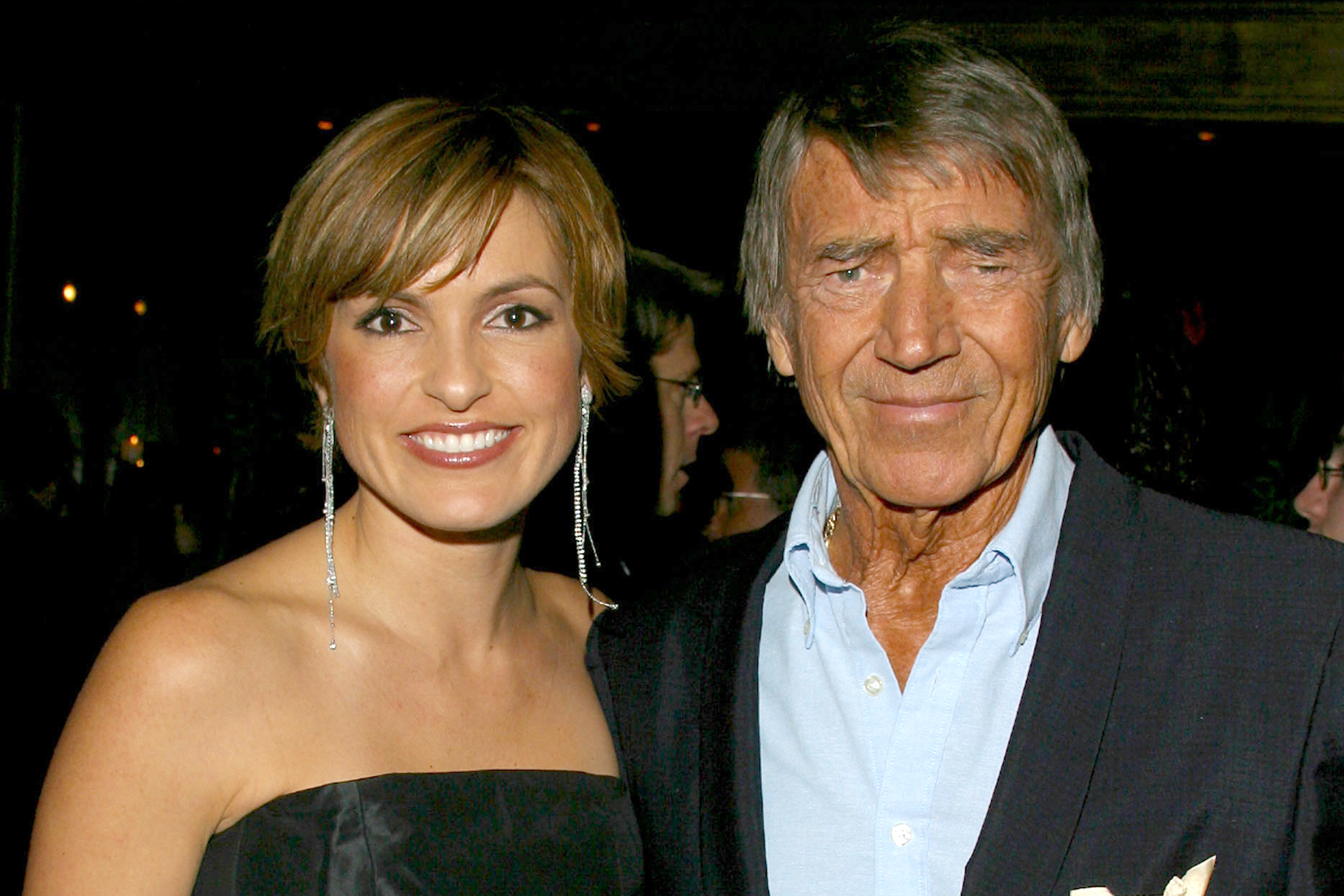 Mariska and her father Mickey Hargitay