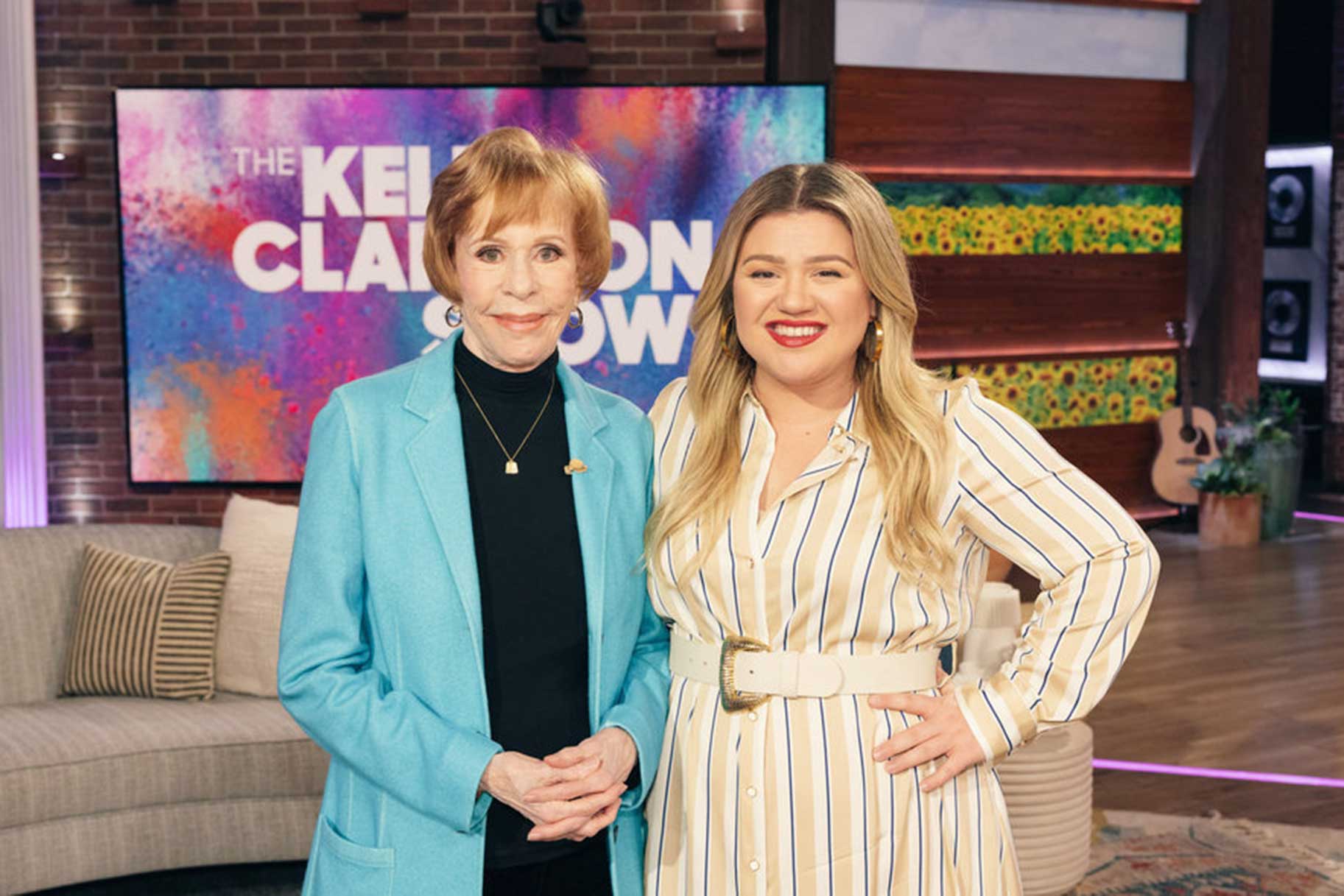 Carol Burnett and Kelly Clarkson on The Kelly Clarkson Show.
