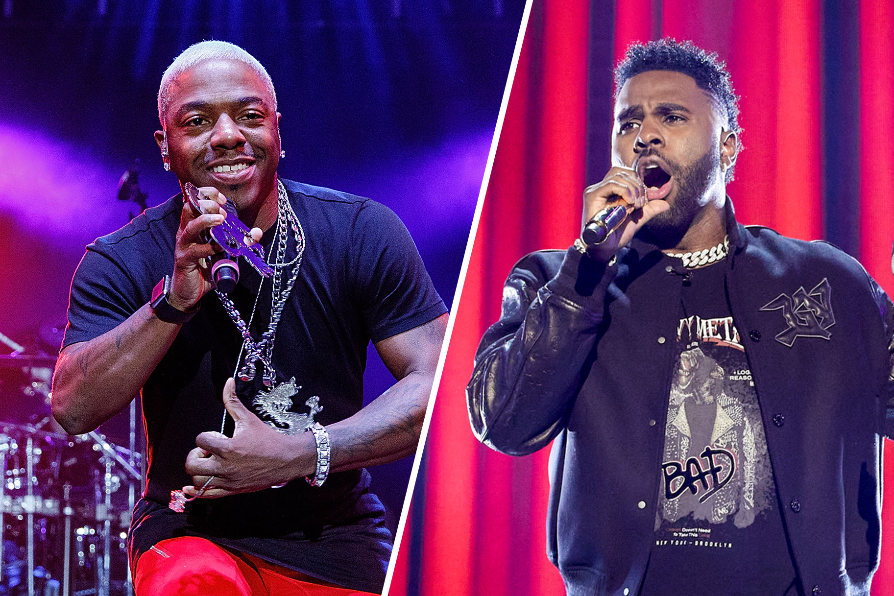 Split image of Sisqo and Jason Derulo