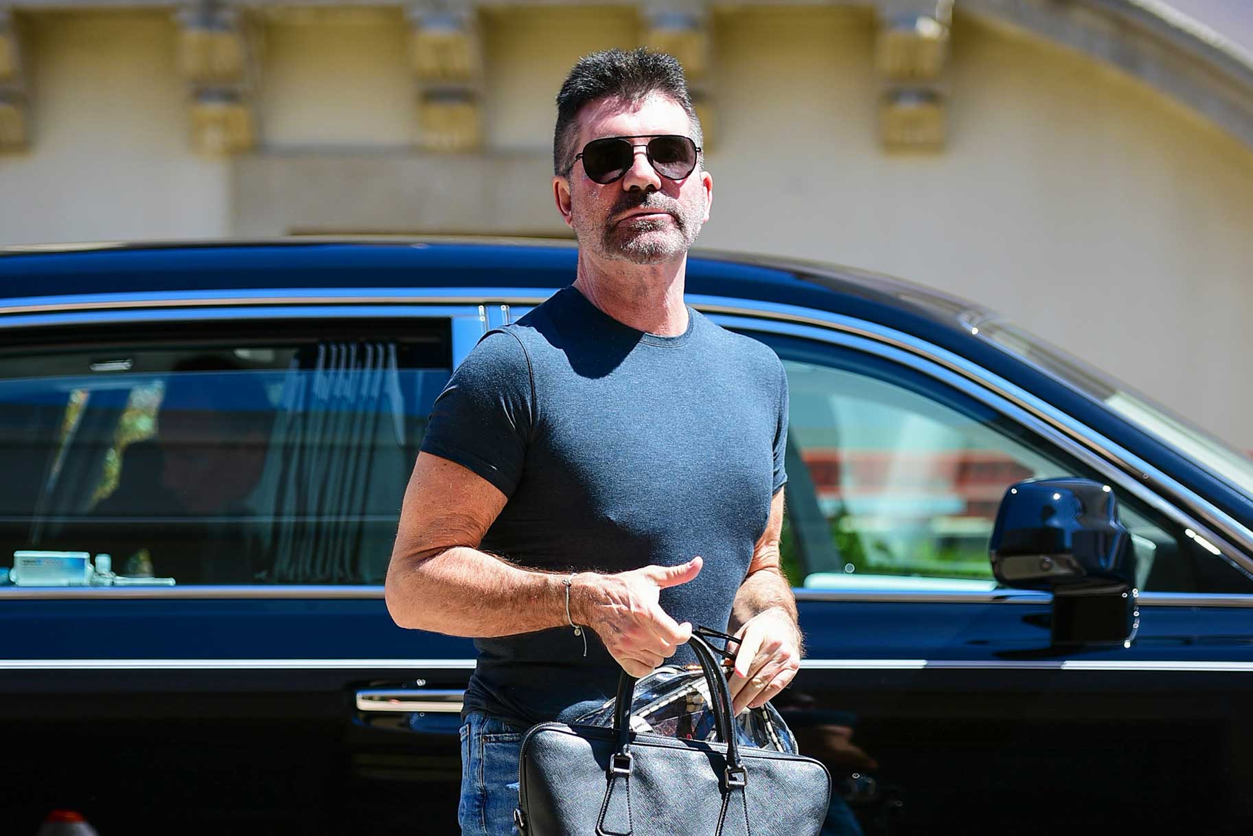 Simon Cowell Gives a Health Update After Breaking His Arm | NBC Insider