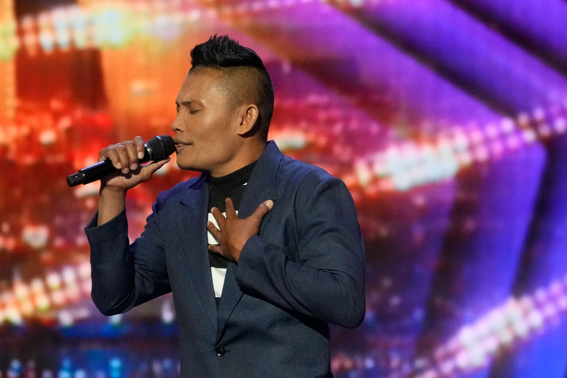 AGT 2023: Watch Roland Abante's Singing Audition | NBC Insider