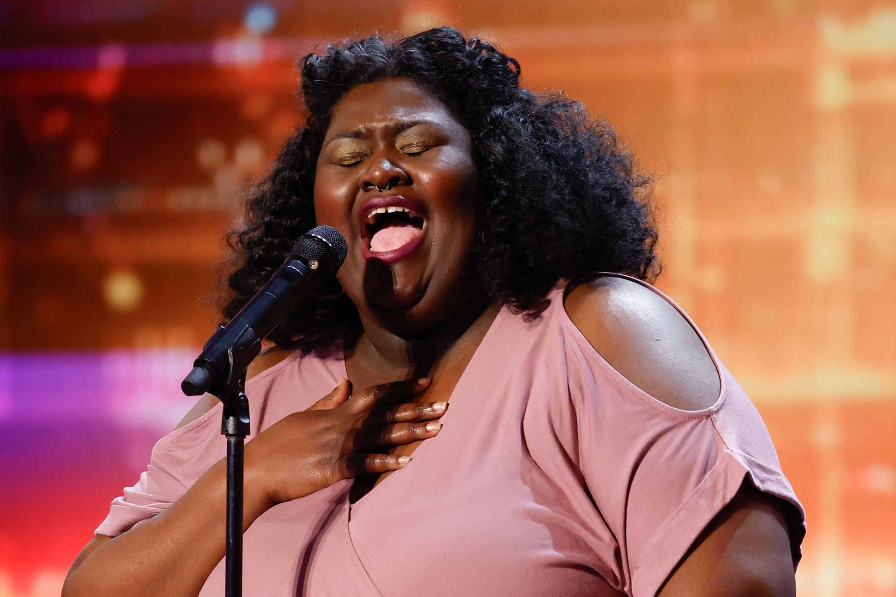 How Lachuné’s Moving Coldplay Cover Led To Four "Yes" Votes From The AGT Judges - NBC Insider
