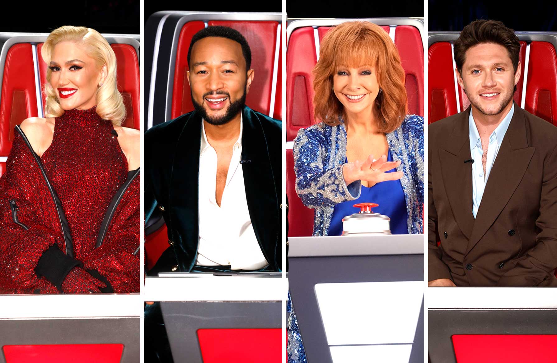 The New Voice Season 24 Coaches Get Together on Set