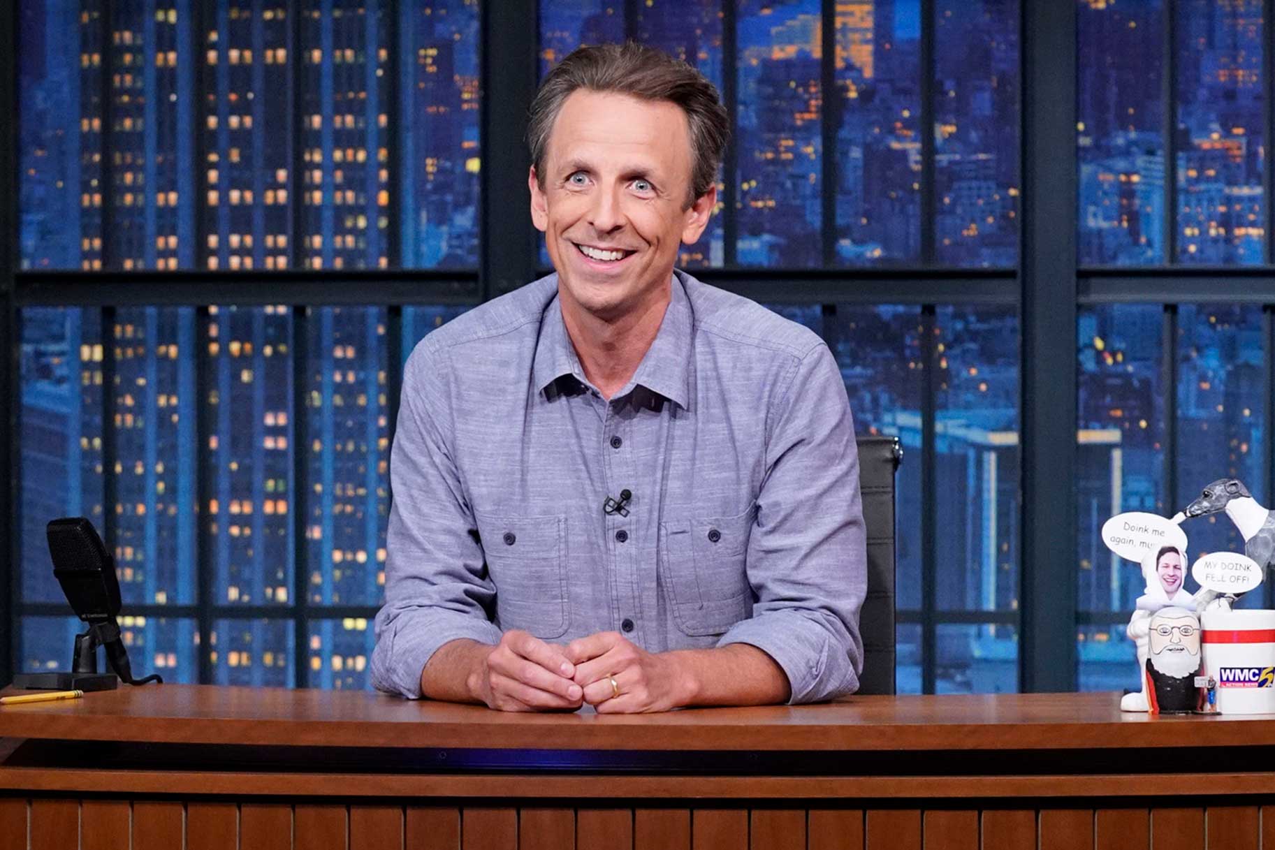 Watch Seth Meyers' Adorable 50th Birthday Surprise from His Late Night ...
