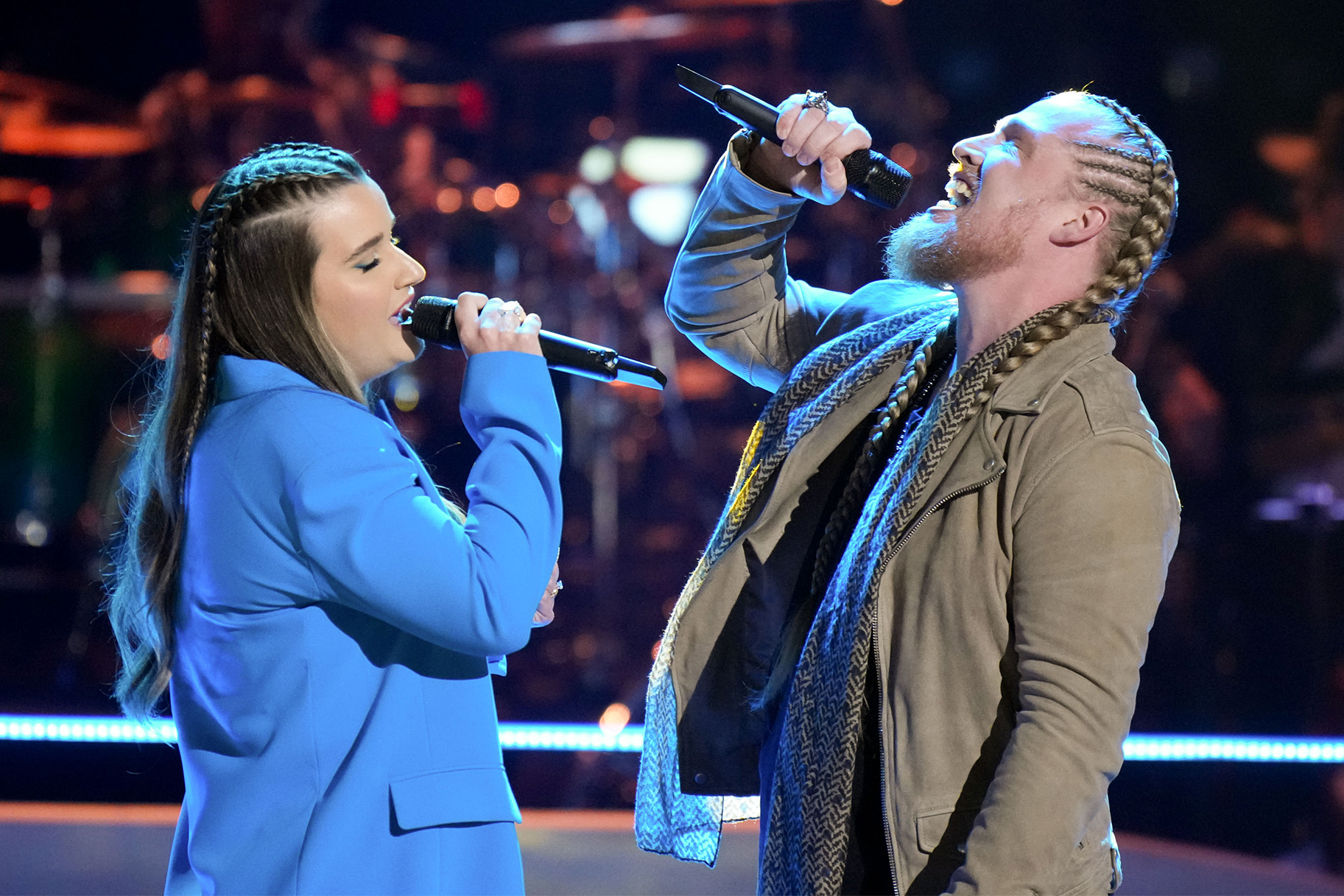 Watch The Voice Season 24 Battles Huntley vs Brailey Lenderman NBC