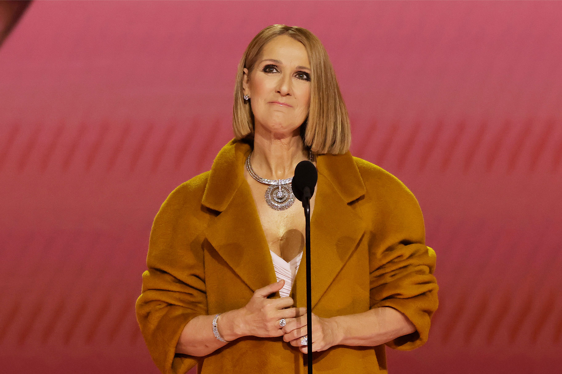 Celine Dion with her iconic accent in the year 2022