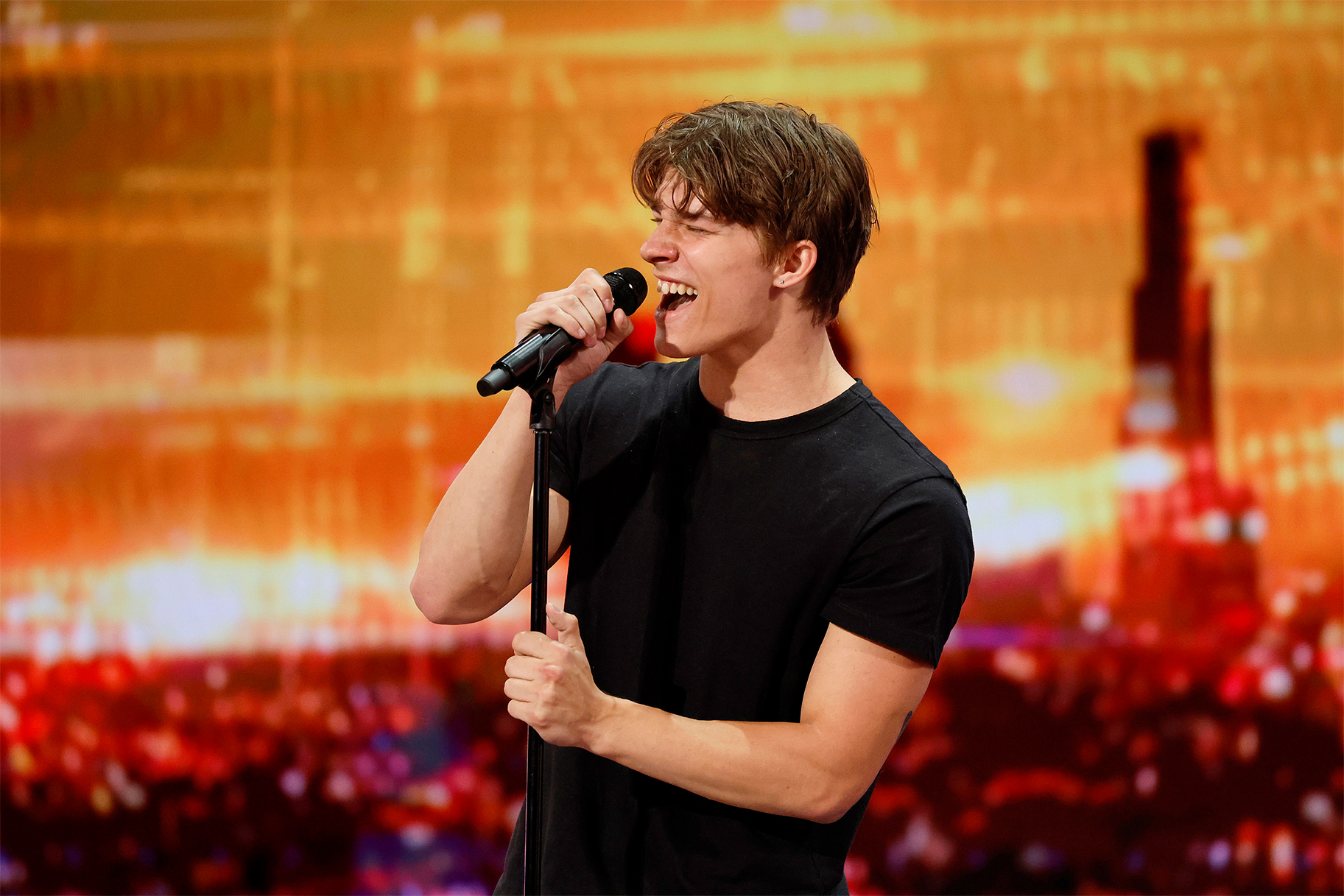 AGT Singer Alex Sampson Sings Original Song "Pretty Baby" NBC Insider