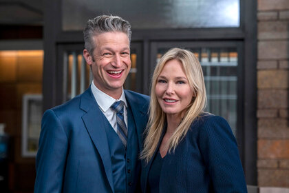 Sonny Carisi and Amanda Rollins on Law and Order SVU