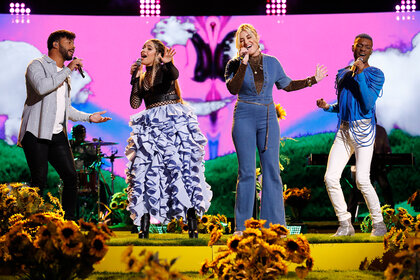 Camila Cabello Team Performs on The Voice