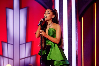 Ariana Grande performing for the A Very Wicked Halloween Special.