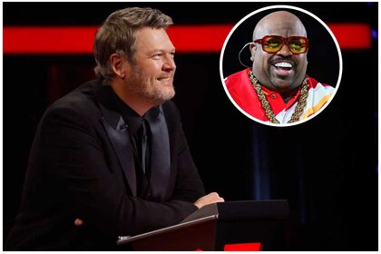 Images of Blake Shelton and Ceelo Green.