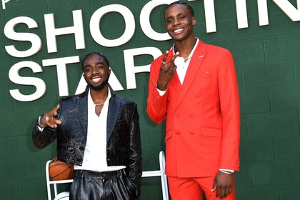 Caleb McLaughlin and Marquis Mookie Cook together.