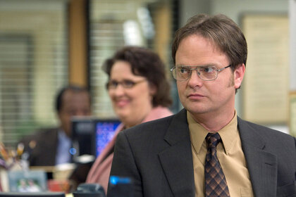 Rainn Wilson as Dwight in "The Office"