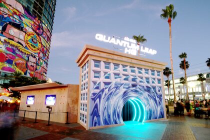Quantum Leap Headquarters at 2023 San Diego Comic Con.