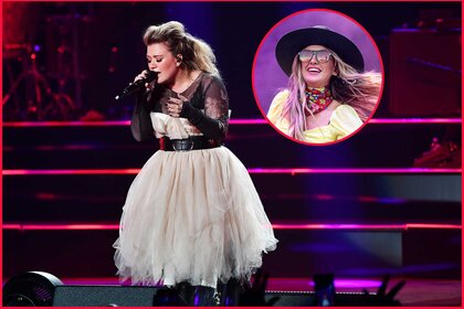 Images of Kelly Clarkson and Lainey Wilson.