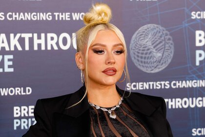 Christina Aguilera appears at an event.