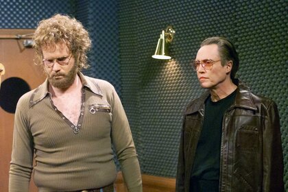 Will Ferrell and Christopher Walken during Behind the Music skit.