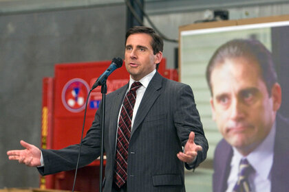 Steve Carell in Season 5, Episode 14 of The Office