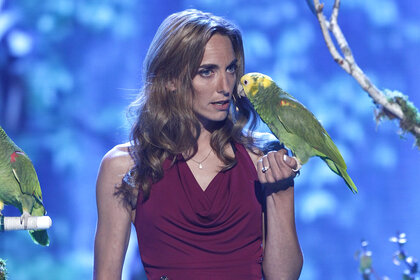 Echo of Animal Gardens on the stage during America's Got Talent