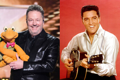 Split of Terry Fator and Elvis