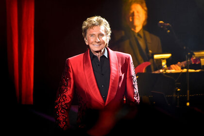Barry Manilow performs onstage