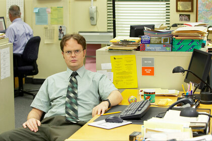 Rainn Wilson as Dwight.