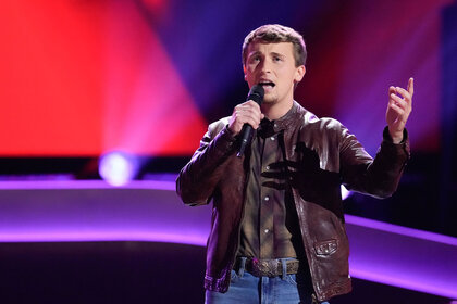 Dylan Carter performs onstage during the Season 24 Episode 7 of The Voice