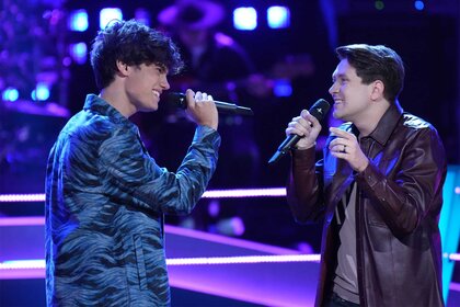 Tanner Massey and Lennon Vanderdoes perform on The Voice episode 2408