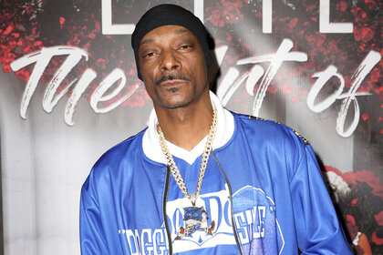 Snoop Dogg attends a red carpet for an event for miami art week
