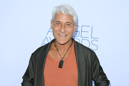Greg Louganis on the red carpet for the Project Angel Food's 2023 Angel Awards