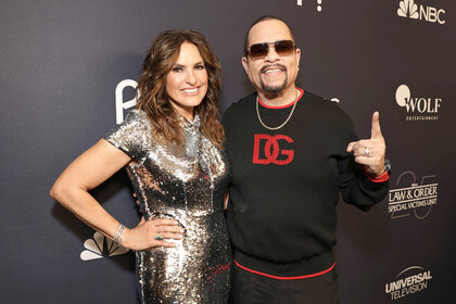 Mariska Hargitay and Ice T on the red carpet together for Law & Order: Special Victims Unit's 25th Anniversary