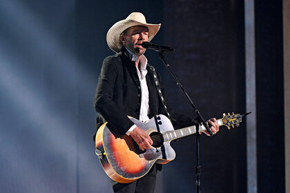Toby Keith performs on stage during the 2023 People's Choice Country Awards