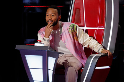 John Legend appears during Season 25 Episode 1 of The Voice