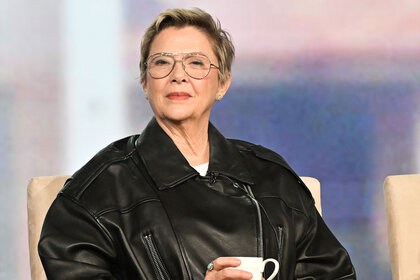 Annette Bening of 'Apples Never Fall' speaks at the Peacock presentations at the TCA Winter Press Tour