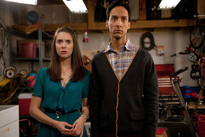 Annie (Alison Brie) and Abed (Danny Pudi) appear in Season 4 Episode 5 of Community