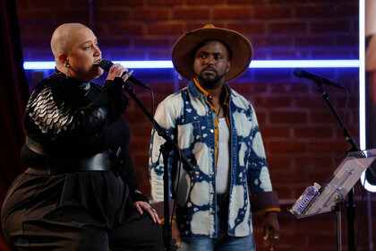 L. Rodgers and Tae Lewis appear in Season 25 Episode 7 of The Voice