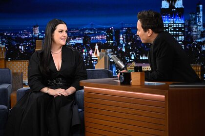 Melanie Lynskey on The Tonight show starring jimmy fallon episode 1962