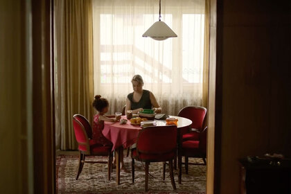 A screenshot from the movie Housekeeping For Beginners, directed by Goran Stolevski